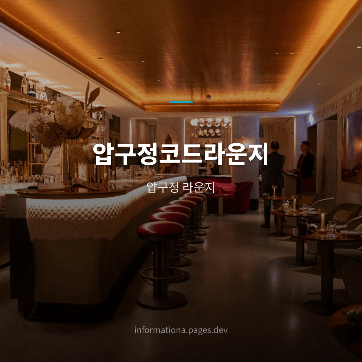 압구정코드라운지