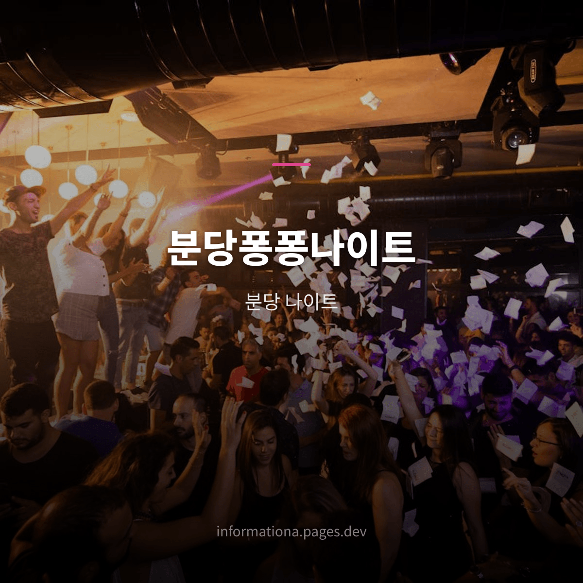 분당퐁퐁나이트